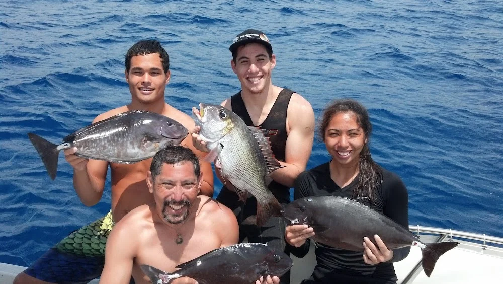 Spear Fishing Kona, Hawaii